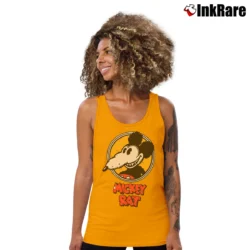 Women’s The Mickey Rat Parody Graphic Tank Top in orange | Lightweight, Movement-Friendly