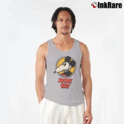 Men’s The Mickey Rat Parody Graphic Tank Top in sport grey | Breathable, Active-Friendly Design