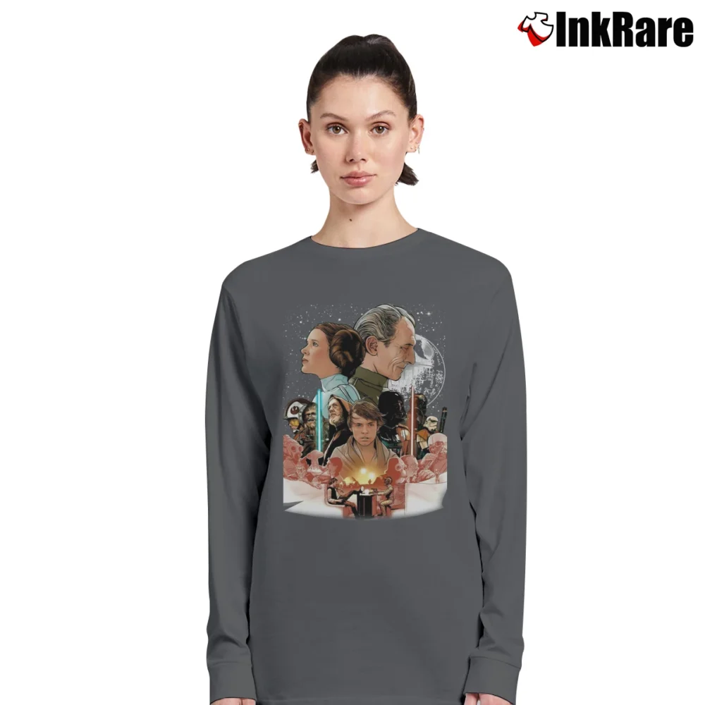Women’s The Midnight Society Nostalgic Long-Sleeve Top in charcoal | Sleek, Versatile, All-Season
