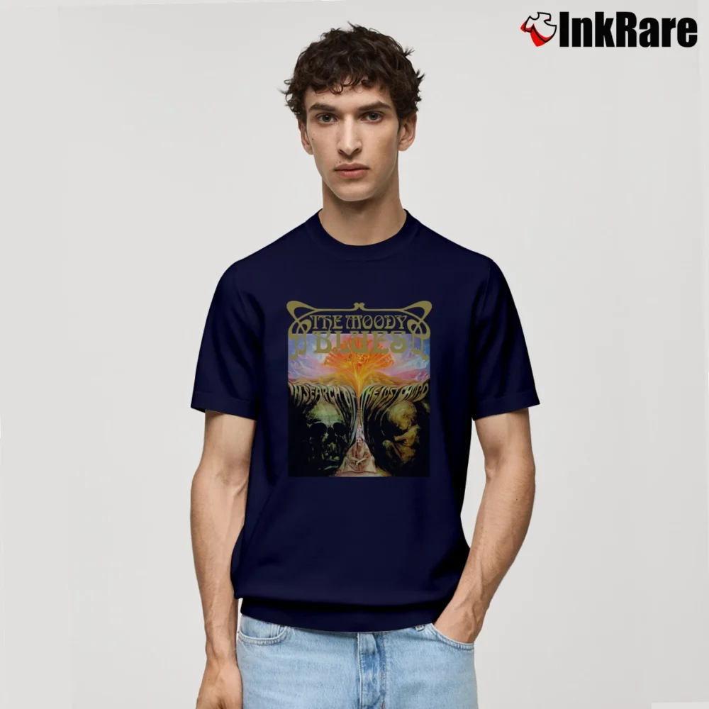 Men’s The Moody Blues In Search Of The Lost Chord Classic T-Shirt in navy | Soft, Breathable Everyday Wear