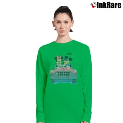Women’s The Most Magical Mickey And Minnie Couple Long-Sleeve Top in irish green | Sleek, Versatile, All-Season