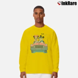 Men’s The Most Magical Mickey And Minnie Couple Long-Sleeve Shirt in yellow | Sleek, Lightweight, Year-Round Wear
