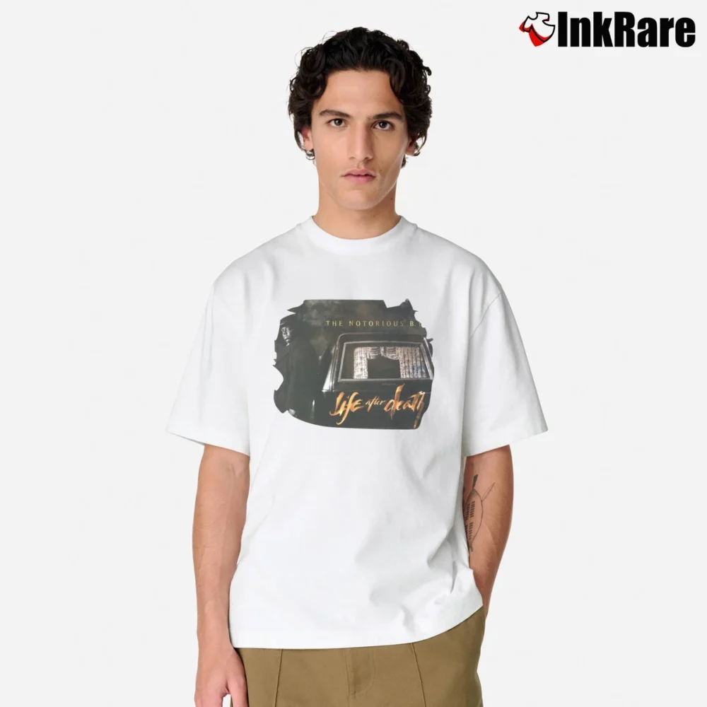 Men’s The Notorious B.i.g Life After Death Classic T-Shirt in white | Soft, Breathable Everyday Wear