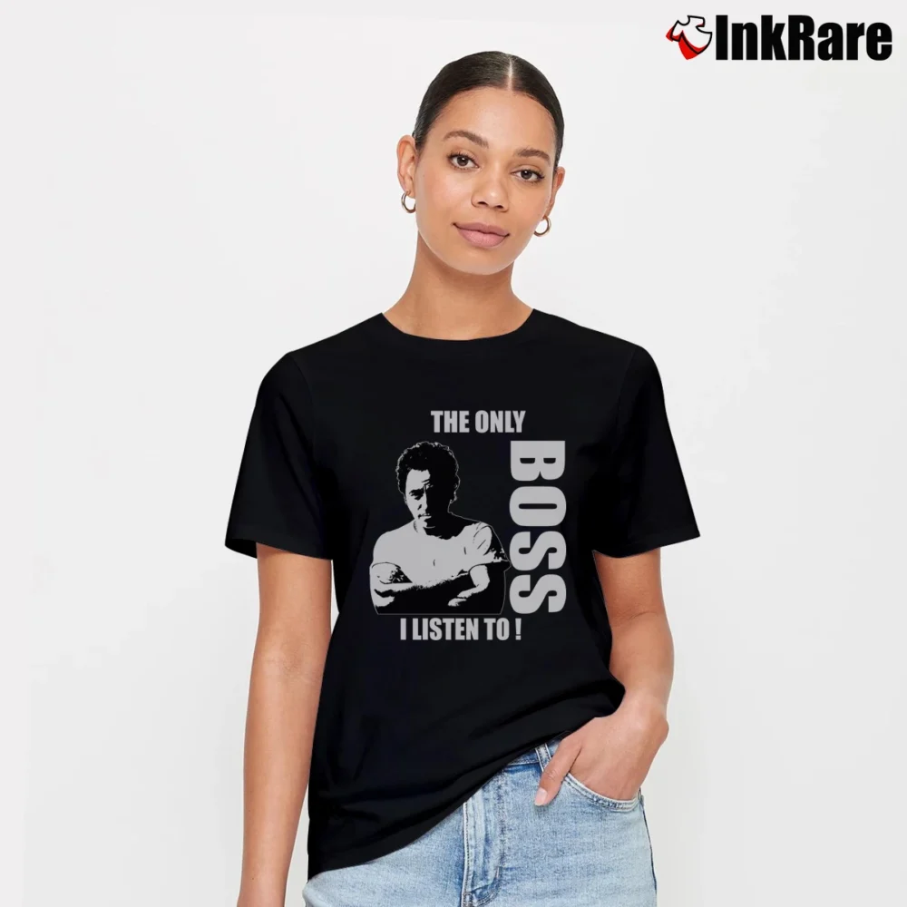 Women’s The Only Boss I Listen To Graphic Signature T-Shirt in black | Soft, Flattering Fit