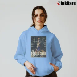 Women’s The Poster Child Anthony Edwards Dunk Cozy Hoodie in light blue | Warm, Structured, Stylish