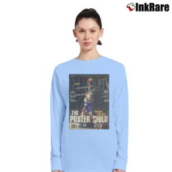 Women’s The Poster Child Anthony Edwards Dunk Long-Sleeve Top in light blue | Sleek, Versatile, All-Season