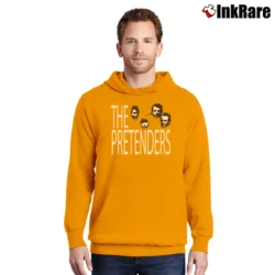 Men’s The Pretenders 1984 USA Tour Pullover Hoodie in orange | Cozy, Durable, Modern Fit