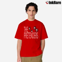 Men’s The Pretenders 1984 USA Tour Classic T-Shirt in red | Soft, Breathable Everyday Wear