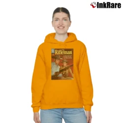 Women’s The Rifleman Western TV Series Cozy Hoodie in orange | Warm, Structured, Stylish