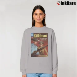 Women’s The Rifleman Western TV Series Relaxed Sweatshirt in sport grey | Soft, Laid-Back Vibe