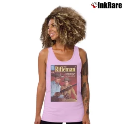 Women’s The Rifleman Western TV Series Tank Top in light pink | Lightweight, Movement-Friendly