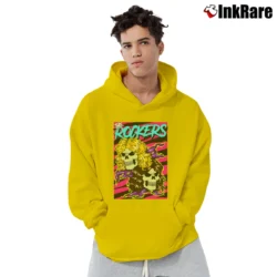Men’s The Rockers Wrestling Team Pullover Hoodie in yellow | Cozy, Durable, Modern Fit