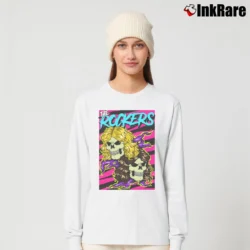 Women’s The Rockers Wrestling Team Long-Sleeve Top in white | Sleek, Versatile, All-Season