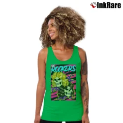 Women’s The Rockers Wrestling Team Tank Top in irish green | Lightweight, Movement-Friendly