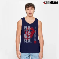 Men’s The Rolling Stones Concert Zurich Switzerland Tank Top in navy | Breathable, Active-Friendly Design