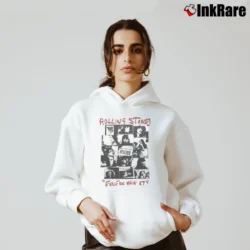 Women’s The Rolling Stones Exile on Main St for Rock Fans Cozy Hoodie in white | Warm, Structured, Stylish