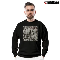 Men’s The Rolling Stones Exile On Main Street for Rock Fans Crewneck Sweatshirt in black | Cozy Fabric, Clean Style