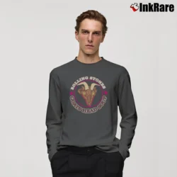 Men’s The Rolling Stones Goats Head Soup for Rock Fans Long-Sleeve Shirt in charcoal | Sleek, Lightweight, Year-Round Wear