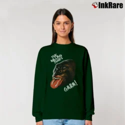 Women’s The Rolling Stones Grrr Legends Of Rock Relaxed Sweatshirt in forest green | Soft, Laid-Back Vibe