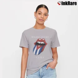 Women’s The Rolling Stones Havana Cuba Signature T-Shirt in sport grey | Soft, Flattering Fit