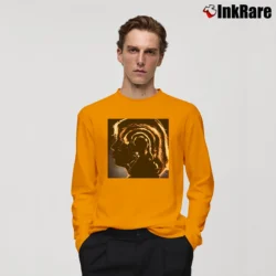 Men’s The Rolling Stones Hot Rocks 1964 1971 for Classic Album Lovers Long-Sleeve Shirt in orange | Sleek, Lightweight, Year-Round Wear