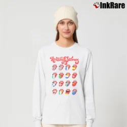 Women’s The Rolling Stones Lick The Flag International Tour 2019 Long-Sleeve Top in white | Sleek, Versatile, All-Season
