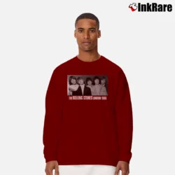 Men’s The Rolling Stones London 1965 Long-Sleeve Shirt in maroon | Sleek, Lightweight, Year-Round Wear
