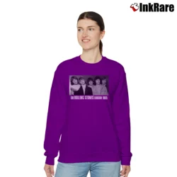 Women’s The Rolling Stones London 1965 Relaxed Sweatshirt in purple | Soft, Laid-Back Vibe