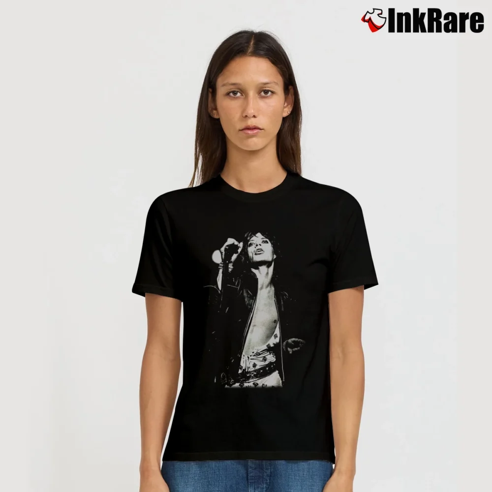 Women’s The Rolling Stones Mick Jagger Signature T-Shirt in black | Soft, Flattering Fit