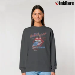 Women’s The Rolling Stones No Filter 2019 Tour Dates Relaxed Sweatshirt in charcoal | Soft, Laid-Back Vibe