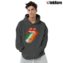 Men’s The Rolling Stones Slane Castle 2007 Ireland Pullover Hoodie in charcoal | Cozy, Durable, Modern Fit