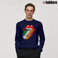 Men’s The Rolling Stones Slane Castle 2007 Ireland Long-Sleeve Shirt in navy | Sleek, Lightweight, Year-Round Wear