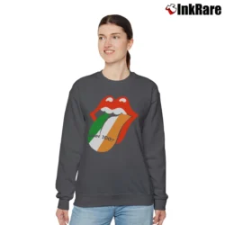 Women’s The Rolling Stones Slane Castle 2007 Ireland Relaxed Sweatshirt in charcoal | Soft, Laid-Back Vibe