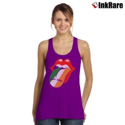 Women’s The Rolling Stones Slane Castle 2007 Ireland Tank Top in purple | Lightweight, Movement-Friendly