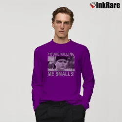 Men’s The Sandlot You're Killing Me Smalls Long-Sleeve Shirt in purple | Sleek, Lightweight, Year-Round Wear
