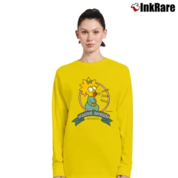 Women’s The Simpsons 90s Maggie Simpson Classic Long-Sleeve Top in yellow | Sleek, Versatile, All-Season