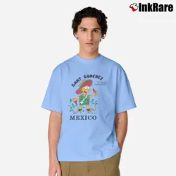 Men’s The Simpsons Bart Sanchez Radical Dude Classic T-Shirt in light blue | Soft, Breathable Everyday Wear