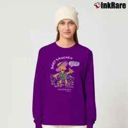 Women’s The Simpsons Bootleg Bart 1990s Bart Sanchez Ensenada Long-Sleeve Top in purple | Sleek, Versatile, All-Season
