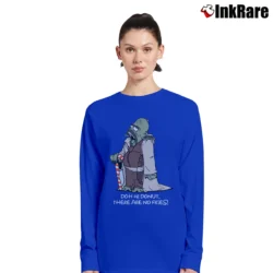 Women’s The Simpsons Family Cartoon Characters Long-Sleeve Top in royal blue | Sleek, Versatile, All-Season