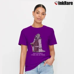 Women’s The Simpsons Family Cartoon Characters Signature T-Shirt in purple | Soft, Flattering Fit