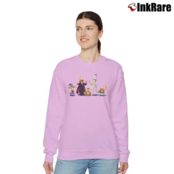 Women’s The Simpsons Halloween Spooky Gift for Fans Relaxed Sweatshirt in light pink | Soft, Laid-Back Vibe