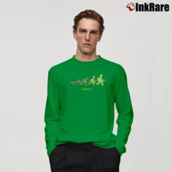 Men’s The Simpsons Homersapien Long-Sleeve Shirt in irish green | Sleek, Lightweight, Year-Round Wear