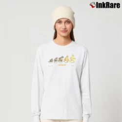 Women’s The Simpsons Homersapien Long-Sleeve Top in white | Sleek, Versatile, All-Season