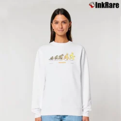 Women’s The Simpsons Homersapien Relaxed Sweatshirt in white | Soft, Laid-Back Vibe