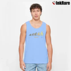 Men’s The Simpsons Homersapien Tank Top in light blue | Breathable, Active-Friendly Design