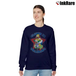 Women’s The Simpsons Krusty the Clown Relaxed Sweatshirt in navy | Soft, Laid-Back Vibe