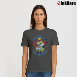 Women’s The Simpsons Krusty the Clown Signature T-Shirt in charcoal | Soft, Flattering Fit