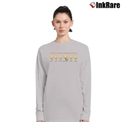 Women’s The Simpsons Many Moods of Homer 2001 Classic Long-Sleeve Top in sport grey | Sleek, Versatile, All-Season
