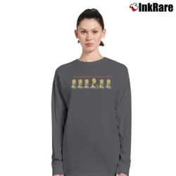 Women’s The Simpsons Many Moods of Homer 2001 Long-Sleeve Top in charcoal | Sleek, Versatile, All-Season