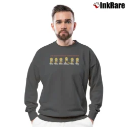 Men’s The Simpsons Many Moods of Homer 2001 Crewneck Sweatshirt in charcoal | Cozy Fabric, Clean Style